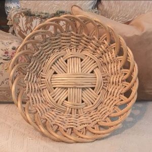 Vintage 16” Woven Basket